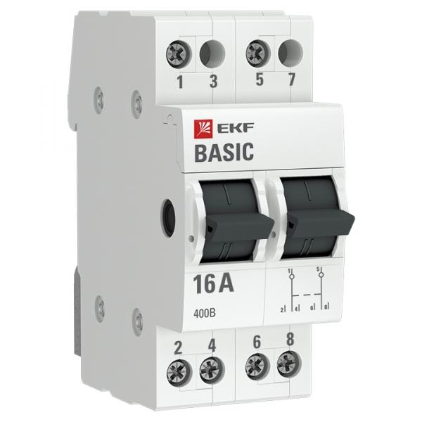 Переключатель  2П  16А  3-позиционный  EKF  Basic